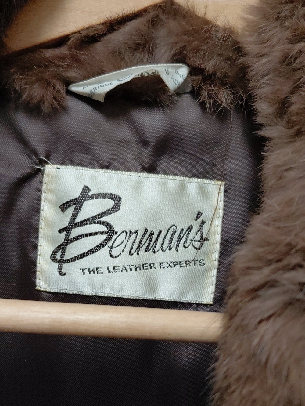Vintage Brown Rabbit Jacket - Picture 2 of 7